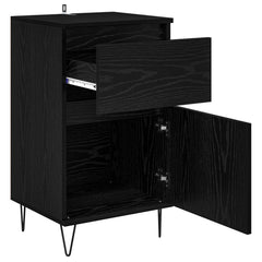 vidaXL Sideboard Black oak 35 x 40 x 70 cm Engineered Wood 5