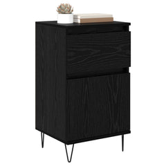 vidaXL Sideboard Black oak 35 x 40 x 70 cm Engineered Wood 3