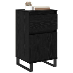 vidaXL Sideboard Black oak 35 x 40 x 70 cm Engineered Wood 3