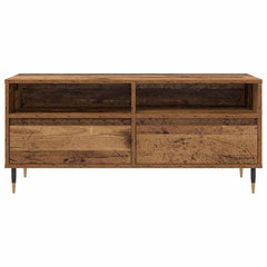 vidaXL TV Cabinet with Drawer Old Wood 100 x 34.5 x 44.5 cm 6