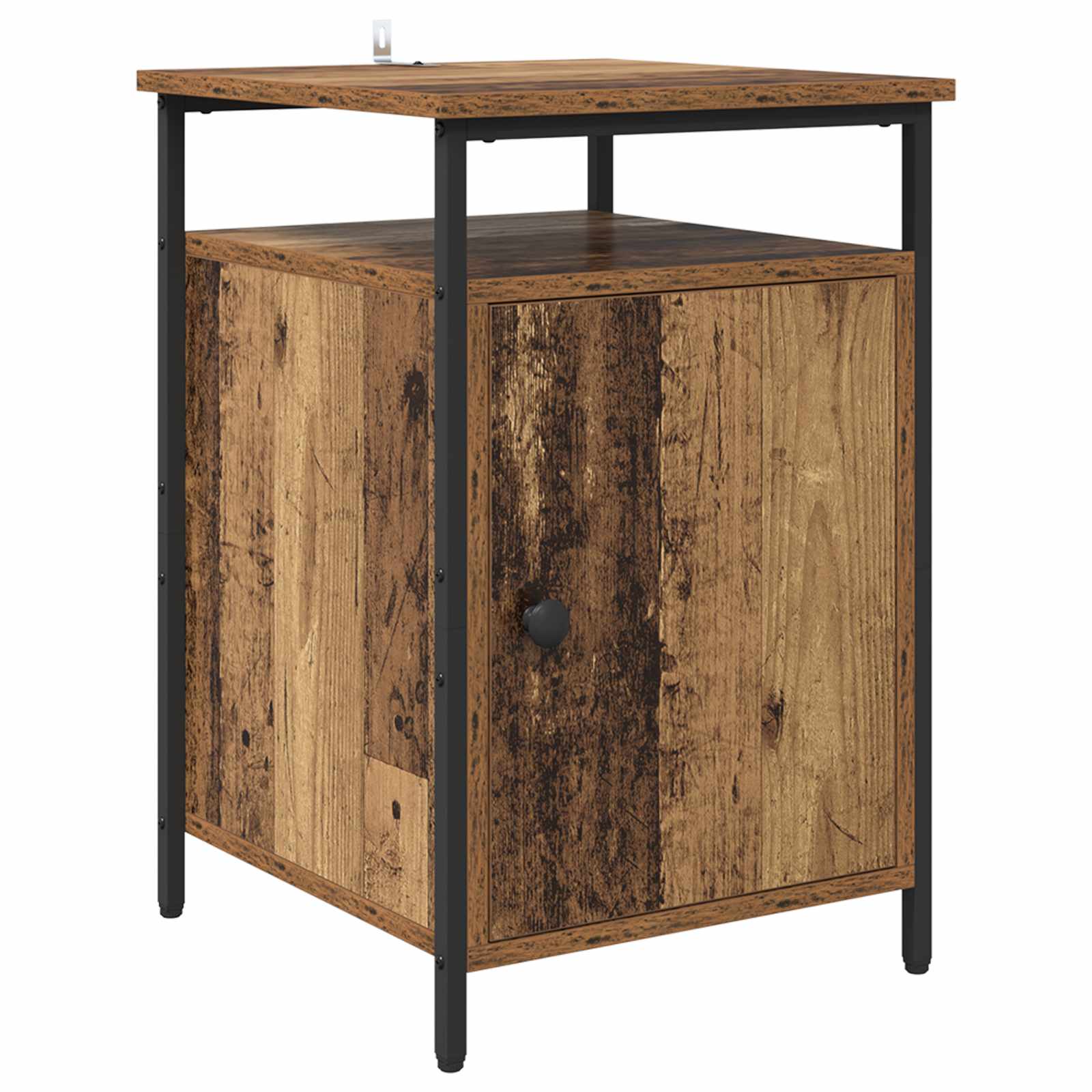 vidaXL Bedside Cabinet 2 pcs Old Wood 40 x 42 x 60cm Engineered Wood 6