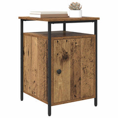 vidaXL Bedside Cabinet 2 pcs Old Wood 40 x 42 x 60cm Engineered Wood 3