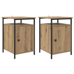 vidaXL Bedside Cabinet 2 pcs Artisan Oak 40 x 42 x 60cm 2