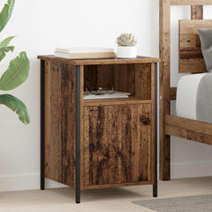vidaXL Bedside Cabinet 2 pcs Old Wood 40 x 42 x 60 cm Engineered Wood 1