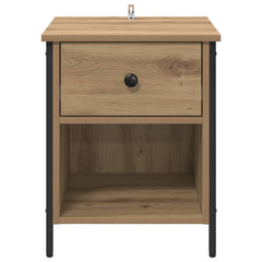 vidaXL Bedside Cabinet Artisan Oak 40 x 42 x 50 cm Engineered Wood 6