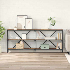 vidaXL Console Table Old Wood 180 x 30 x 75 cm Engineered Wood 1