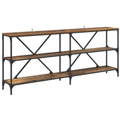 vidaXL Console Table Old Wood 180 x 30 x 75 cm Engineered Wood 2