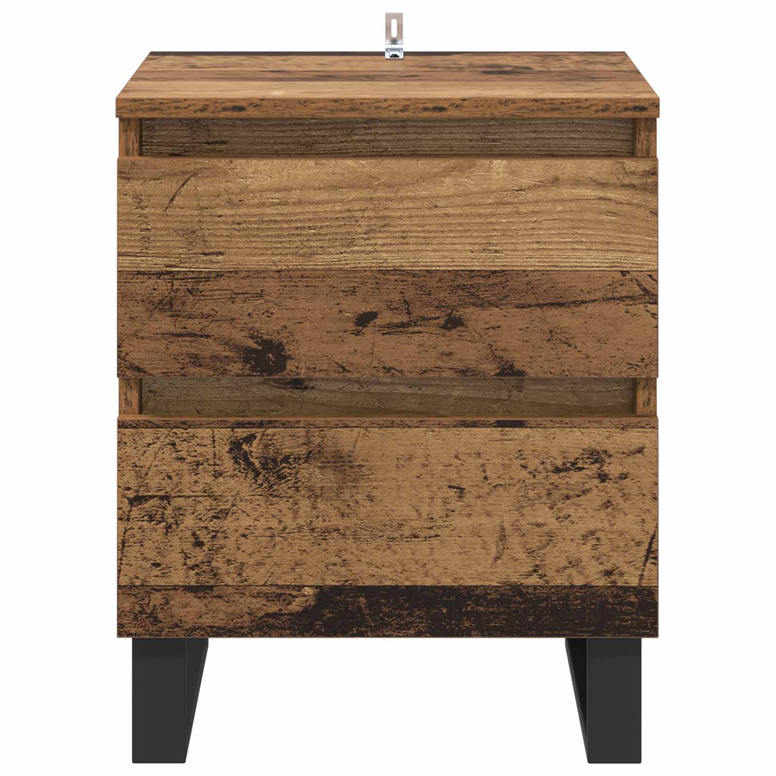 vidaXL Bedside Cabinet Old Wood 40 x 35 x 50 cm Engineered Wood 6