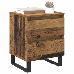 vidaXL Bedside Cabinet Old Wood 40 x 35 x 50 cm Engineered Wood 3