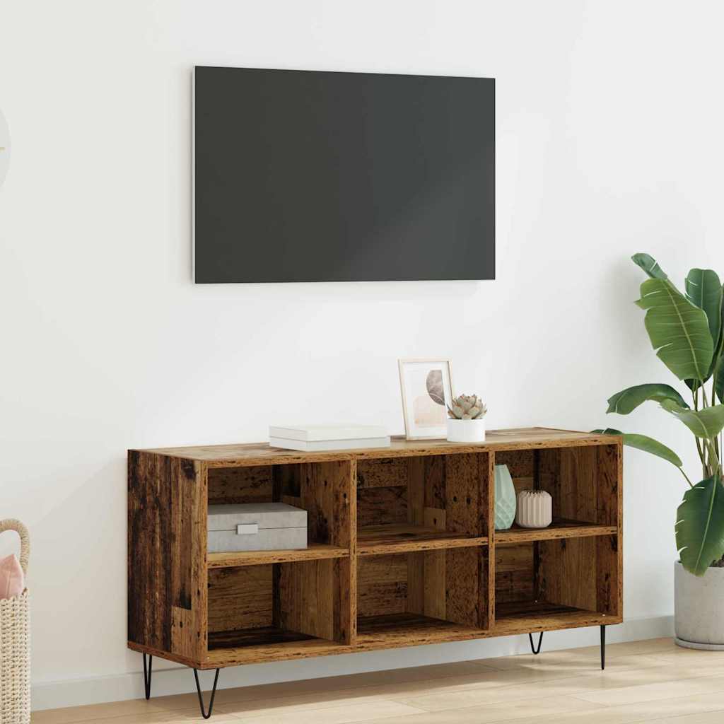 TV Cabinet 103,5x30x50 cm Engineered Wood Old wood