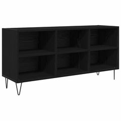 TV Cabinet 103,5x30x50 cm Engineered Wood Black oak