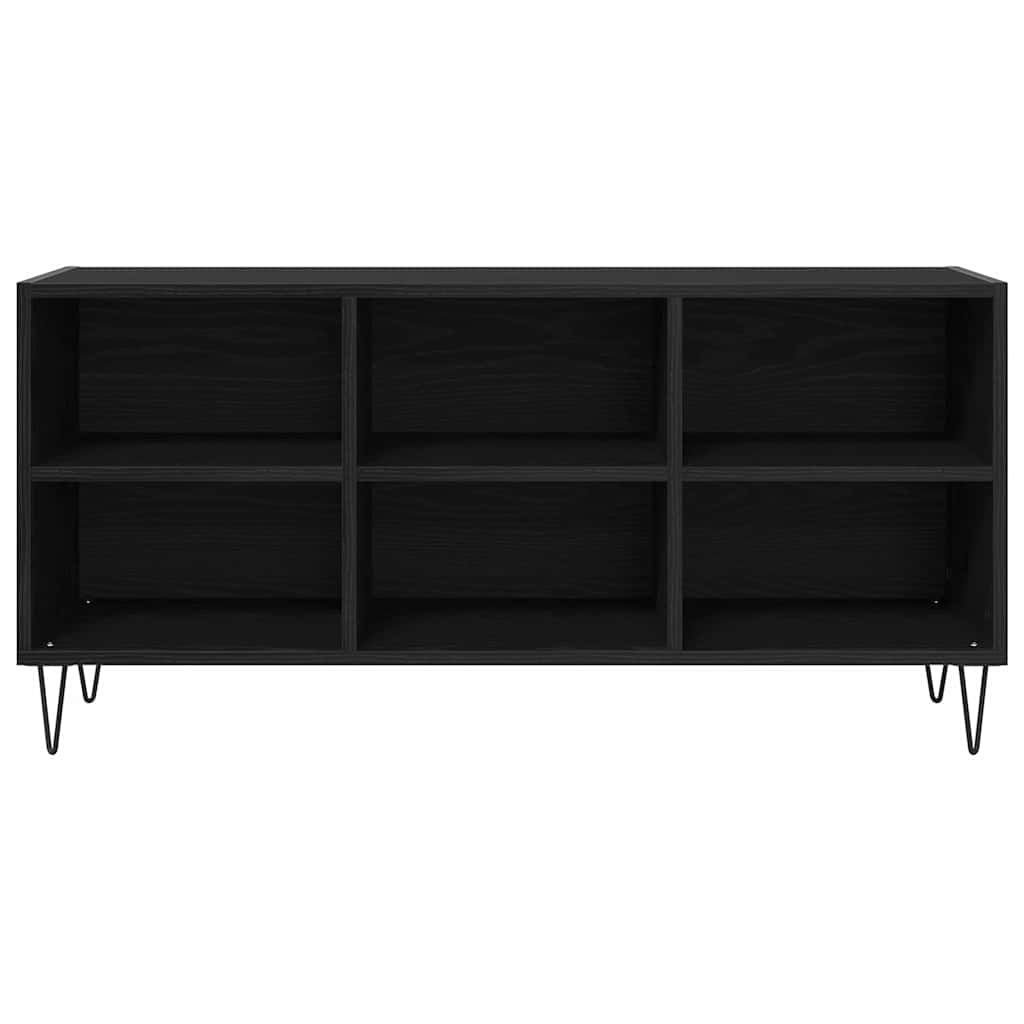 TV Cabinet 103,5x30x50 cm Engineered Wood Black oak