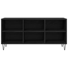 TV Cabinet 103,5x30x50 cm Engineered Wood Black oak