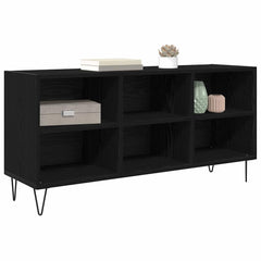 TV Cabinet 103,5x30x50 cm Engineered Wood Black oak