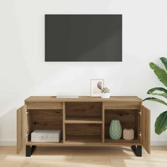 vidaXL TV Cabinet 104 x 35 x 50 cm Artisan Oak Engineered Wood 4