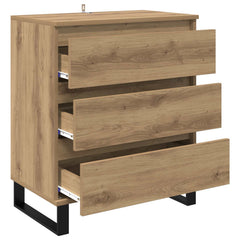 vidaXL Sideboard Artisan Oak 60 x 35 x 70 cm Engineered Wood 5