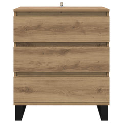vidaXL Sideboard Artisan Oak 60 x 35 x 70 cm Engineered Wood 6