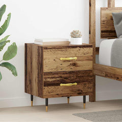 vidaXL Bedside Cabinet Old Wood 40 x 35 x 47.5 cm Engineered Wood 1