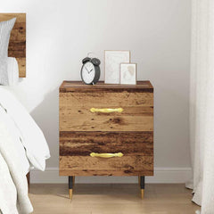 vidaXL Bedside Cabinet Old Wood 40 x 35 x 47.5 cm Engineered Wood 4