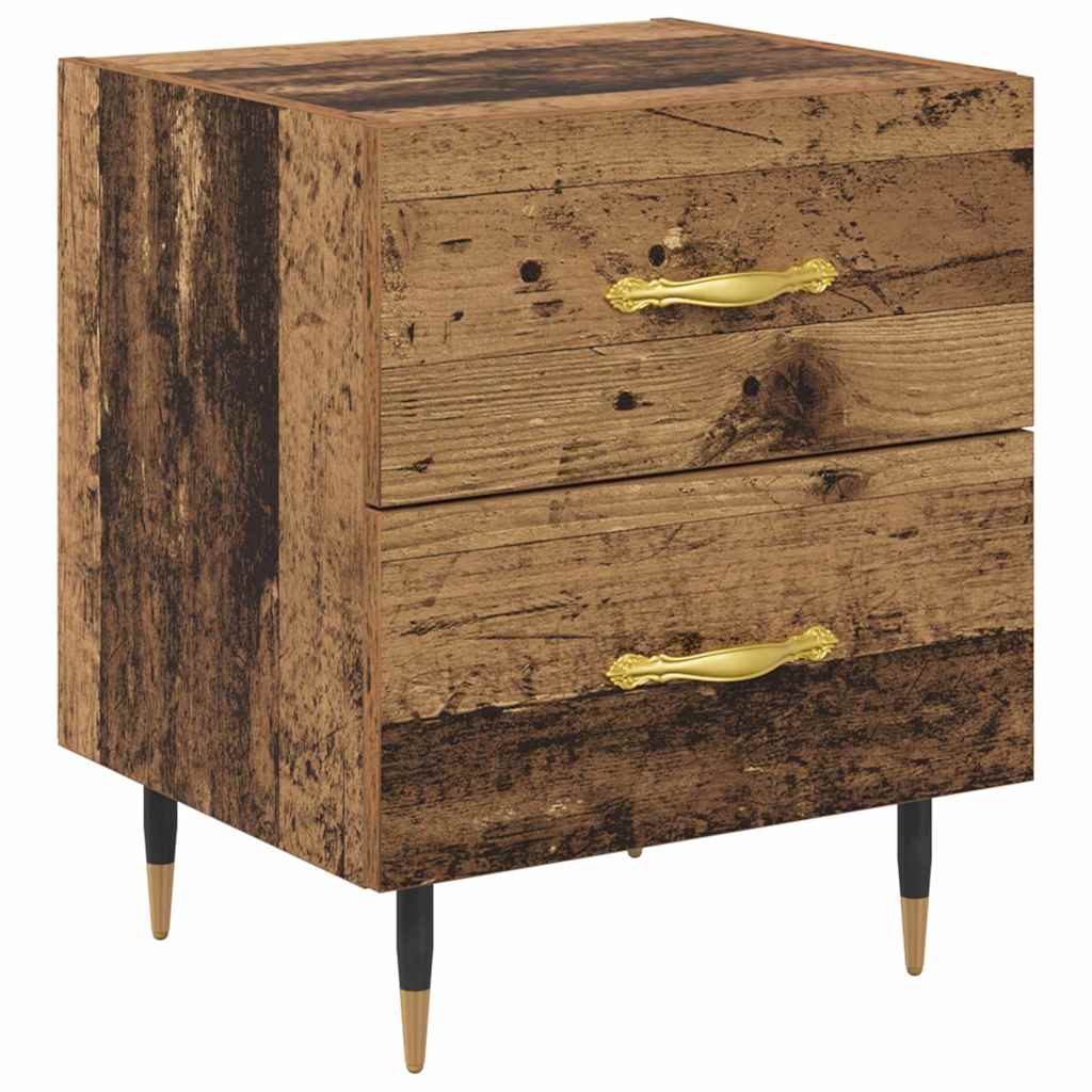 vidaXL Bedside Cabinet Old Wood 40 x 35 x 47.5 cm Engineered Wood 2