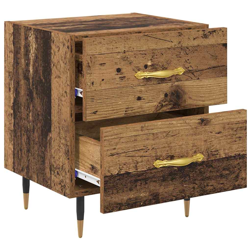 vidaXL Bedside Cabinet Old Wood 40 x 35 x 47.5 cm Engineered Wood 5