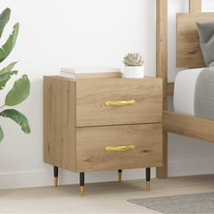 vidaXL Bedside Cabinet Artisan Oak 40 x 35 x 47.5 cm Engineered Wood 1