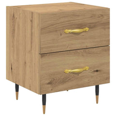 vidaXL Bedside Cabinet Artisan Oak 40 x 35 x 47.5 cm Engineered Wood 2