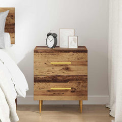 vidaXL Bedside Cabinet Old Wood 40 x 35 x 47.5 cm Engineered Wood 4
