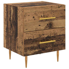 vidaXL Bedside Cabinet Old Wood 40 x 35 x 47.5 cm Engineered Wood 2