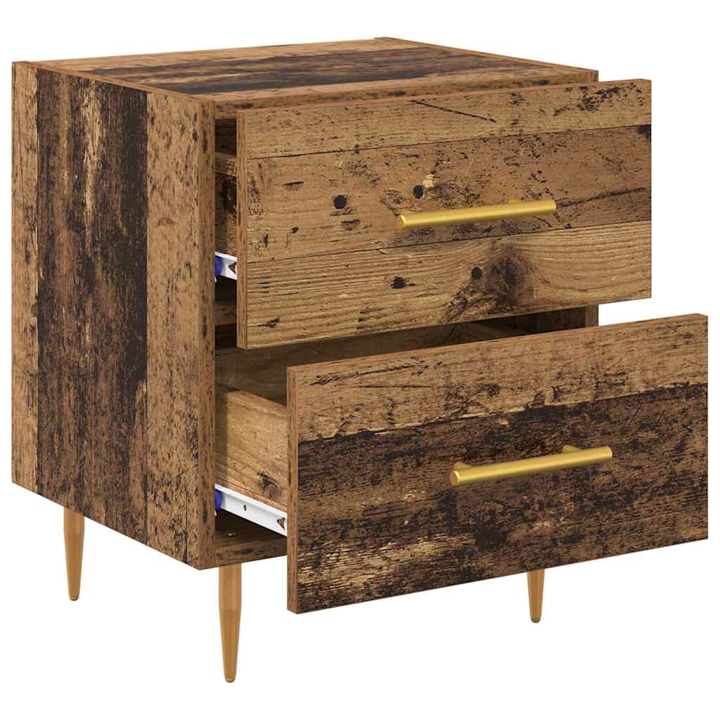 vidaXL Bedside Cabinet Old Wood 40 x 35 x 47.5 cm Engineered Wood 5