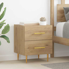 vidaXL Bedside Cabinet Artisan Oak 40 x 35 x 47.5 cm Engineered Wood 1