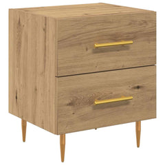 vidaXL Bedside Cabinet Artisan Oak 40 x 35 x 47.5 cm Engineered Wood 2