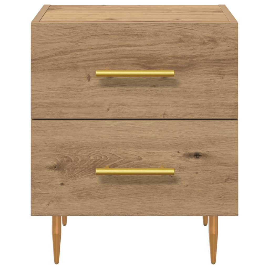 vidaXL Bedside Cabinet Artisan Oak 40 x 35 x 47.5 cm Engineered Wood 6