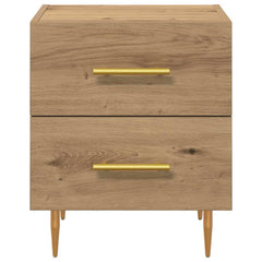 vidaXL Bedside Cabinet Artisan Oak 40 x 35 x 47.5 cm Engineered Wood 6