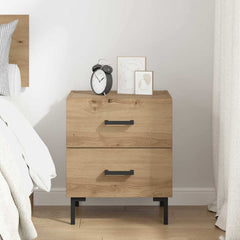 vidaXL Bedside Cabinet Artisan Oak 40 x 35 x 47.5 cm Engineered Wood 4
