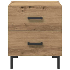 vidaXL Bedside Cabinet Artisan Oak 40 x 35 x 47.5 cm Engineered Wood 6