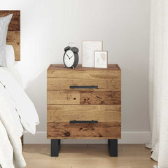 vidaXL Bedside Cabinet Old Wood 40 x 35 x 47.5 cm Engineered Wood 4