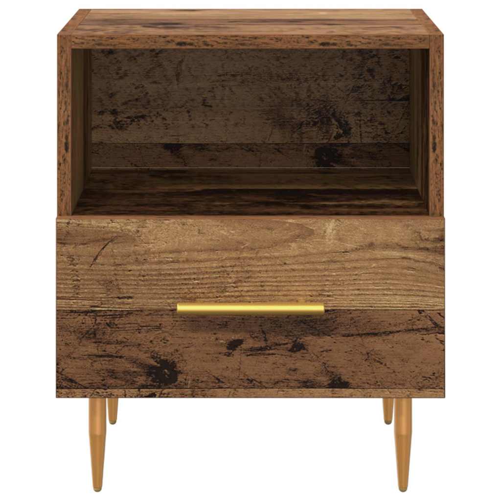 vidaXL Bedside Table Brown 40 x 35 x 47.5 cm Engineered Wood 6