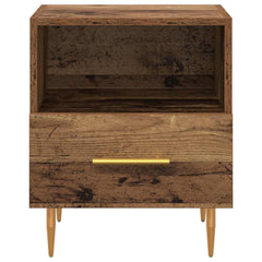 vidaXL Bedside Table Brown 40 x 35 x 47.5 cm Engineered Wood 6