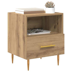 vidaXL Bedside Table 2 pcs Brown 40 x 35 x 47.5 cm Engineered Wood 3