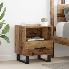 vidaXL Bedside Cabinet Old Wood 40 x 35 x 47.5 cm Engineered Wood 1