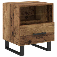 vidaXL Bedside Cabinet Old Wood 40 x 35 x 47.5 cm Engineered Wood 2