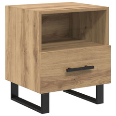 vidaXL Bedside Cabinet Artisan Oak 40 x 35 x 47.5 cm Engineered Wood 2