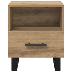 vidaXL Bedside Cabinet Artisan Oak 40 x 35 x 47.5 cm Engineered Wood 6