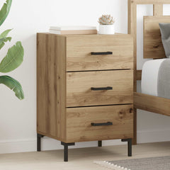Bedside Cabinet 40x40x66 cm Engineered Wood Artisan oak
