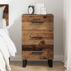 vidaXL Bedside Cabinet Old Wood 40 x 40 x 66 cm Engineered Wood 4