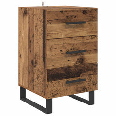 vidaXL Bedside Cabinet Old Wood 40 x 40 x 66 cm Engineered Wood 2