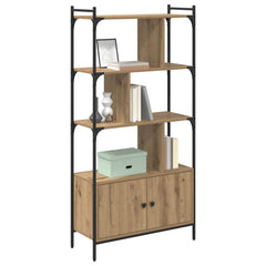 vidaXL Bookcase 6-Tier 76.5 x 30 x 154.5 cm Engineered Wood 3