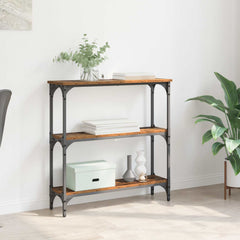 vidaXL Console Table Old Wood 75 x 22.5 x 75 cm Engineered Wood 1