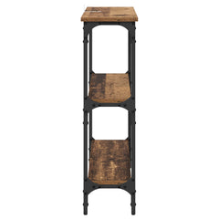 vidaXL Console Table Old Wood 75 x 22.5 x 75 cm Engineered Wood 6